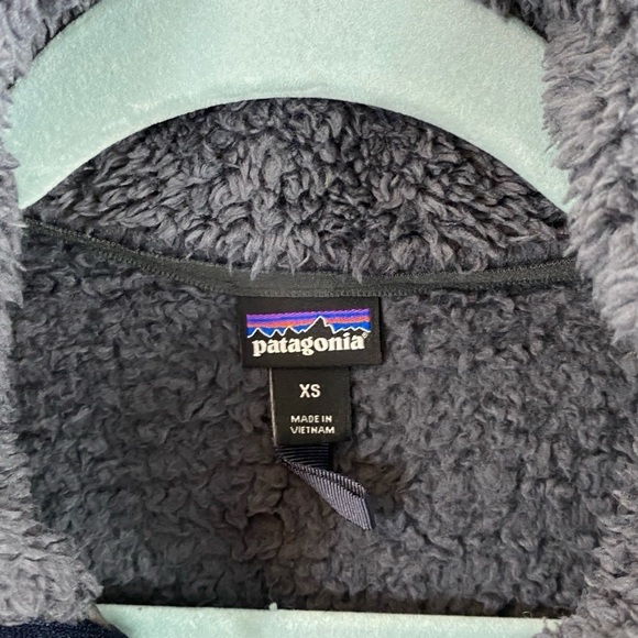 Patagonia Women's Gray Los Gatos Teddy Fleece 1/4 Zip Jacket Coat Sz XS - Picture 4 of 11